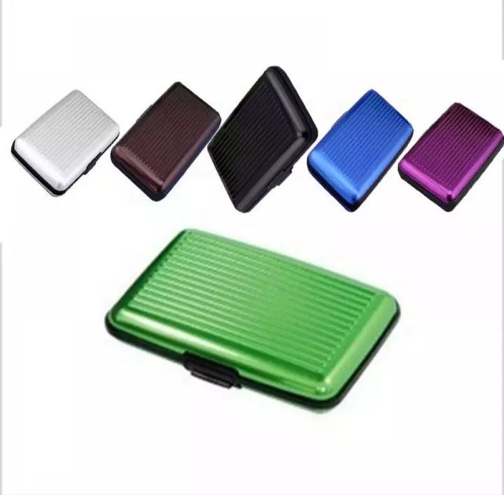 Aluminium Case Water Proof Aluma Wallet Multicolor For Men And Women